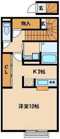 レオネクストフジハイムの物件間取画像